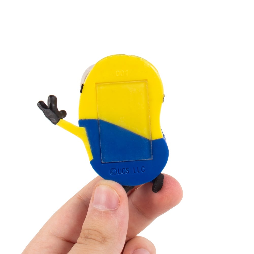 Minions - Figurines murales de Stuart et Otto en vinyle avec décors - flash vidéo