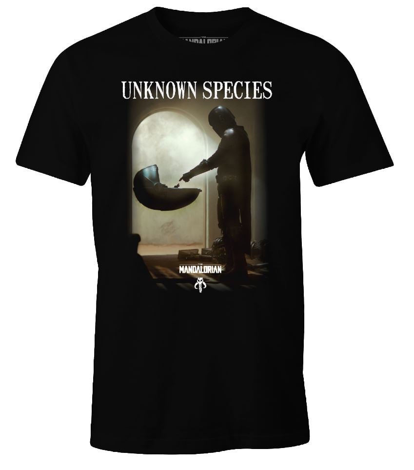The Mandalorian - T-shirt Noir Hommes Unknown Species - L - flash vidéo