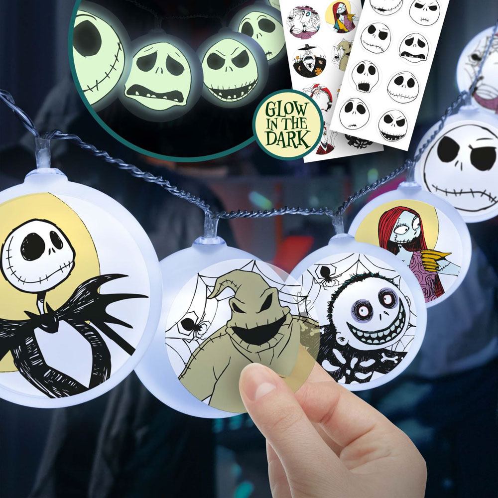 L'Étrange Noël de monsieur Jack - Guirlande Lumineuse avec Stickers - flash vidéo