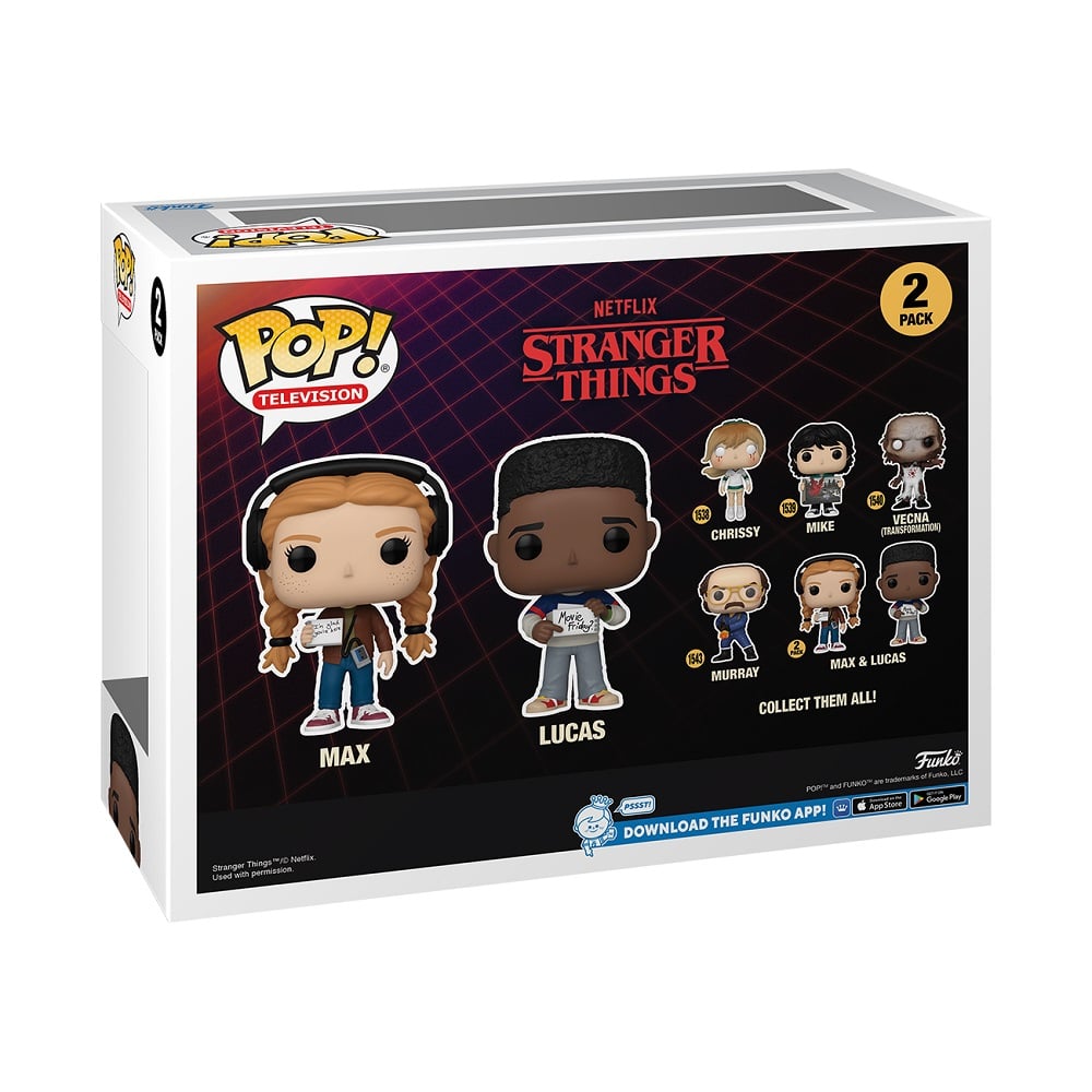 Funko Pop! 2-Pack: Stranger Things - Max & Lucas - flash vidéo