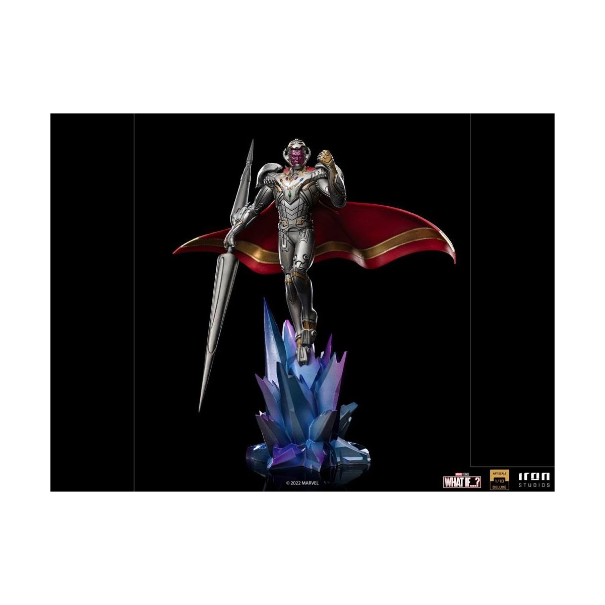 Iron Studios - Deluxe Arts Scale 1/10 - Marvel - What If...? - Infinity Ultron Statue 36cm - flash vidéo