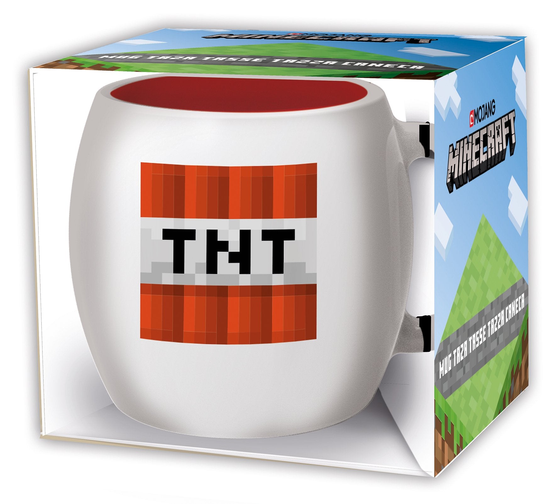 Minecraft - Tasse globe en céramique TNT - 380ml - flash vidéo