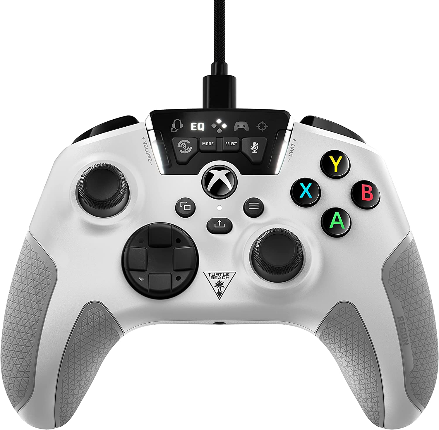 Turtle Beach - Manette de jeu filaire Recon Blanche pour Xbox Series X|S, Xbox One et Windows 10/11 - flash vidéo