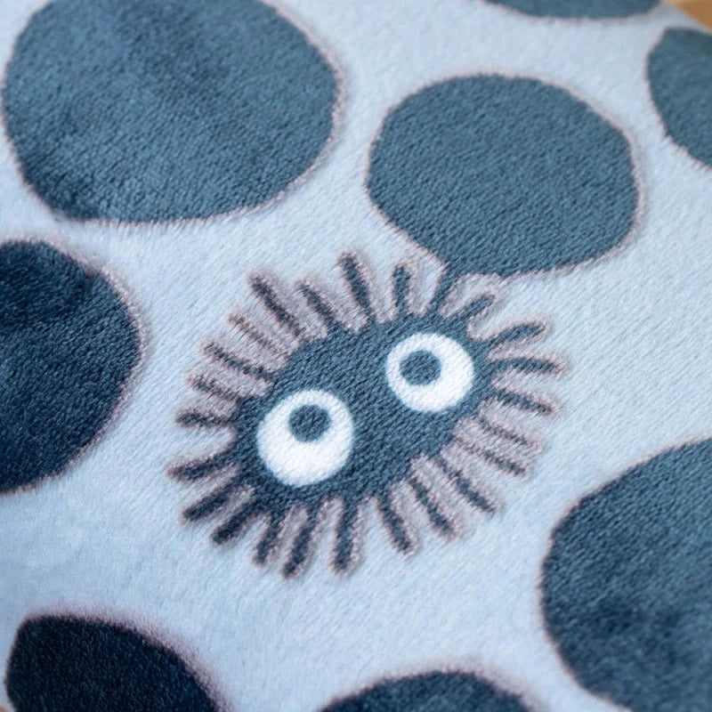 Mon Voisin Totoro - Coussin moiré Silhouette de Noiraude 20x43 cm - flash vidéo