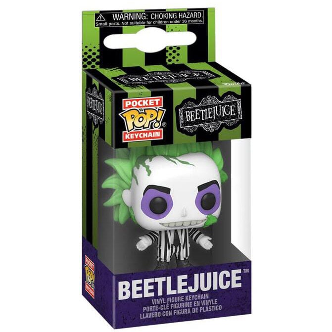 Funko Pocket Pop! Keychain: Beetlejuice - Beetlejuice - flash vidéo