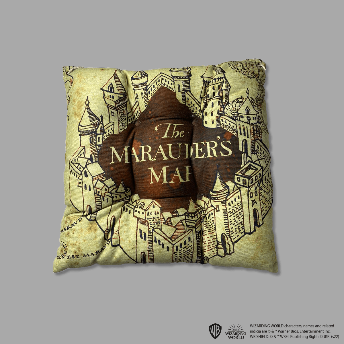Wizarding World - Harry Potter - Coussin - Carte du Maraudeur 2 - flash vidéo