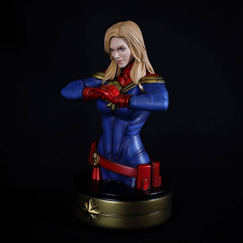 Marvel - Buste en résine Captain Marvel (Carol Danvers) - flash vidéo