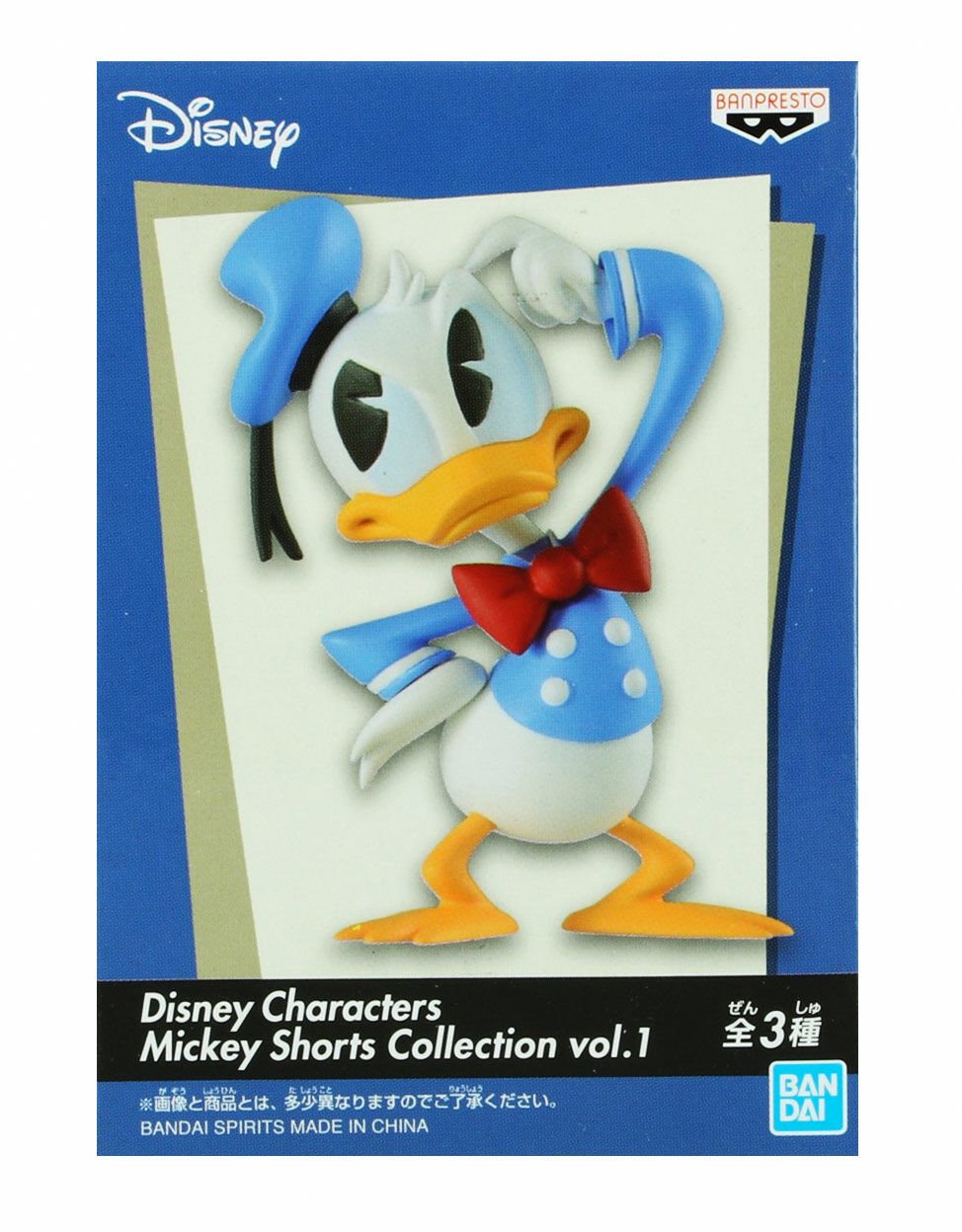 Disney Characters - Mickey Shorts Collection Vol.1 - Donald Duck 5cm Figure - flash vidéo