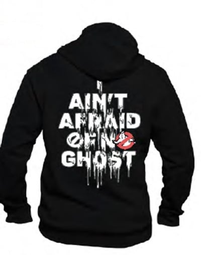 Ghostbusters - Black Men's Sweat Zippe Hoodie -M - flash vidéo