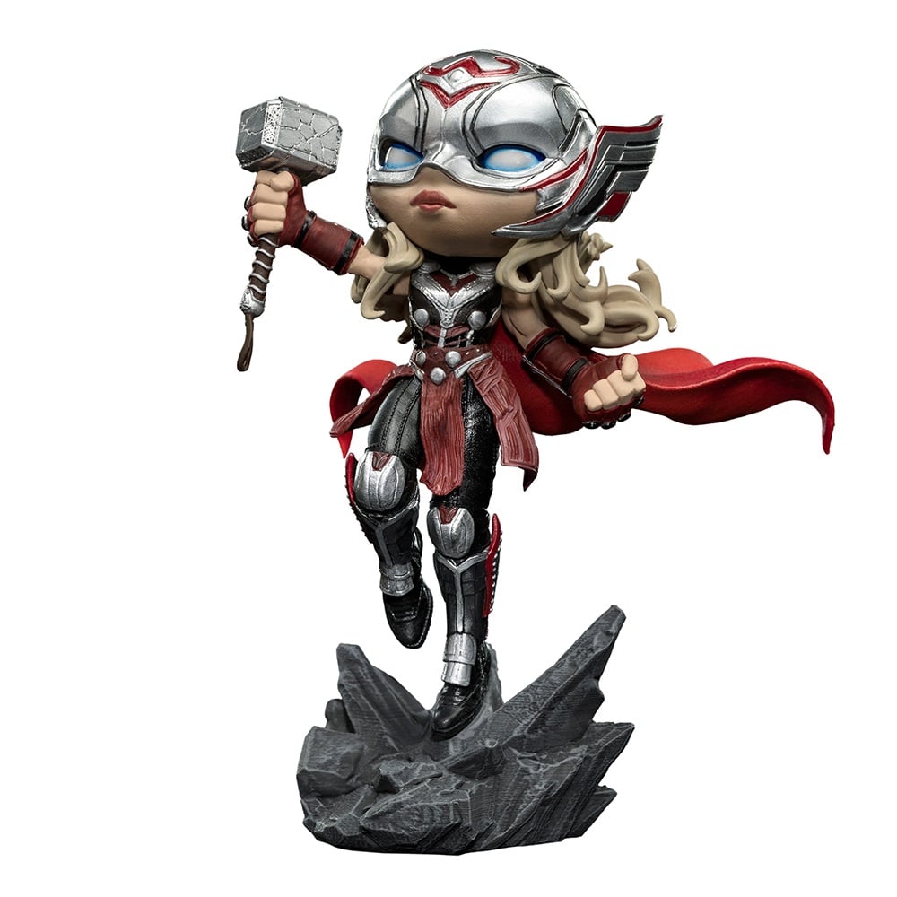 Iron Studios - MiniCo - Marvel - Thor: Love and Thunder - Mighty Thor Jane Foster Statue 15cm - flash vidéo