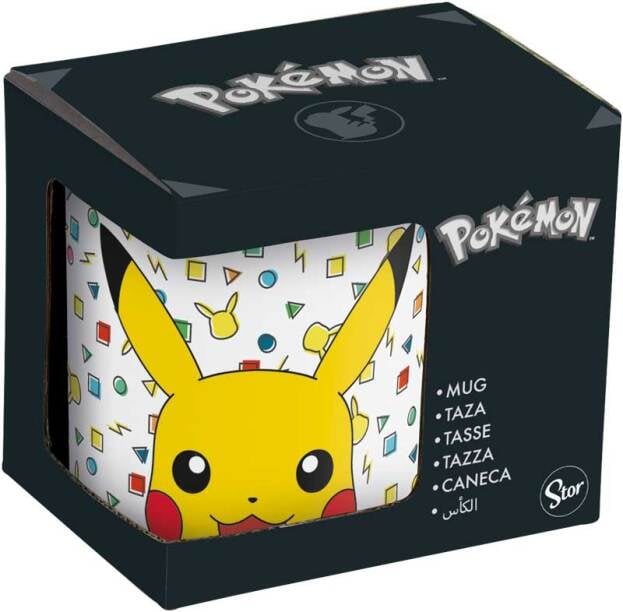 Pokémon - Tasse en céramique Pikachu Confettis - 325ml - flash vidéo