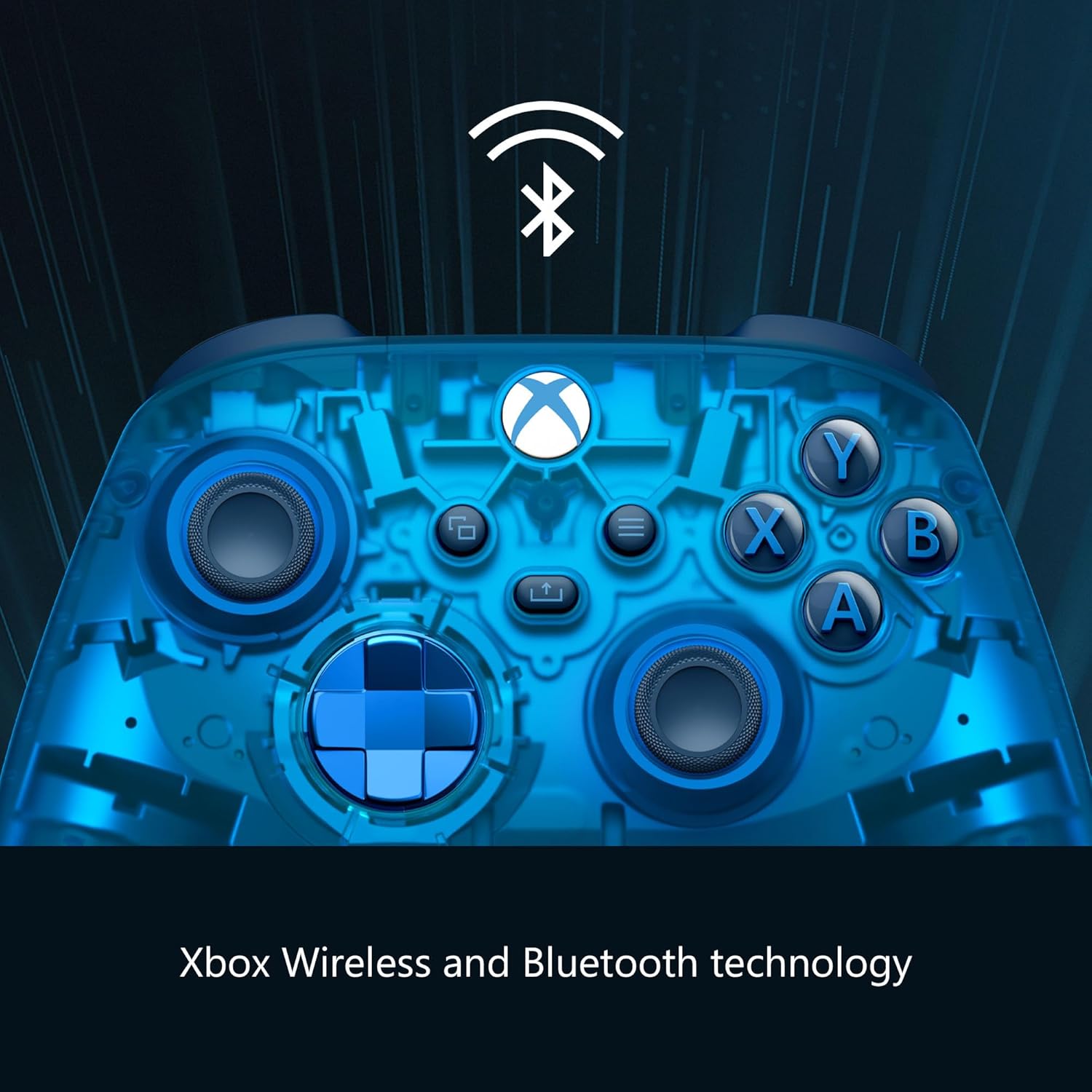Manette sans fil Xbox Sky Cipher Special Edition pour Xbox Series X|S, Xbox One, Windows 10 et Mobile - flash vidéo