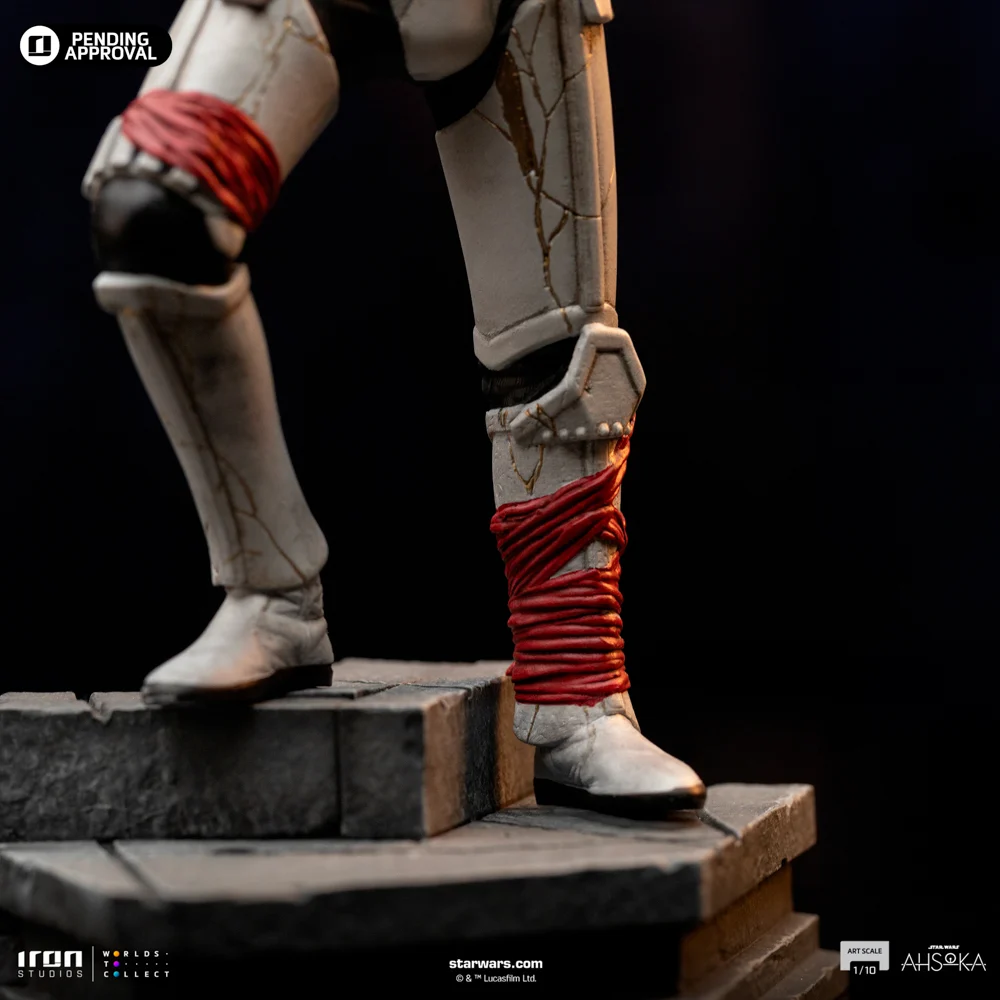 Iron Studios - Art Scale 1/10 - Star Wars : Ahsoka - Night Trooper Statue 21cm - flash vidéo