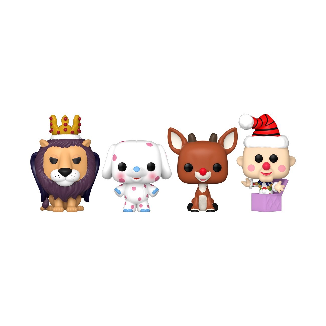 Funko Pocket Pop! Keychain 4-Pack: Rudolph - Tree Holiday Box - flash vidéo