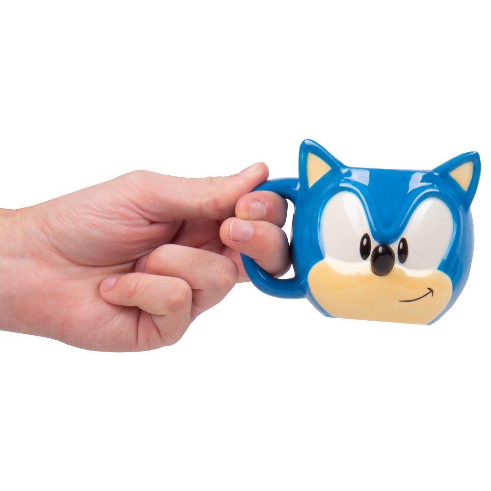 Sonic the Hedgehog - Coffret mug 3D et puzzle - flash vidéo