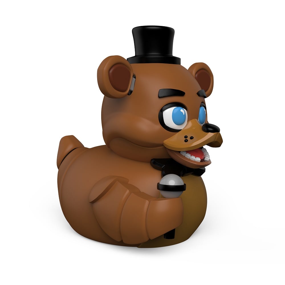 Numskull - TUBBZ Canard de bain - Five Nights at Freddy's - Freddy (Première Édition) - 9cm - flash vidéo