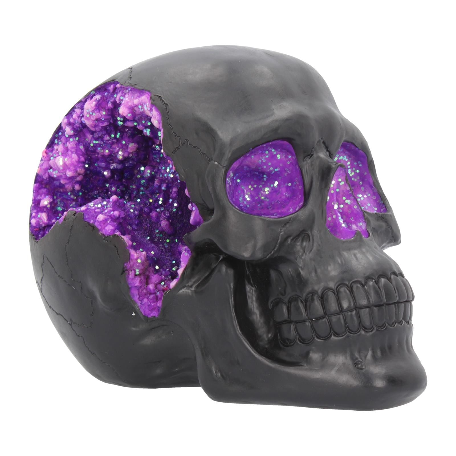 Geode Skull 17cm - flash vidéo