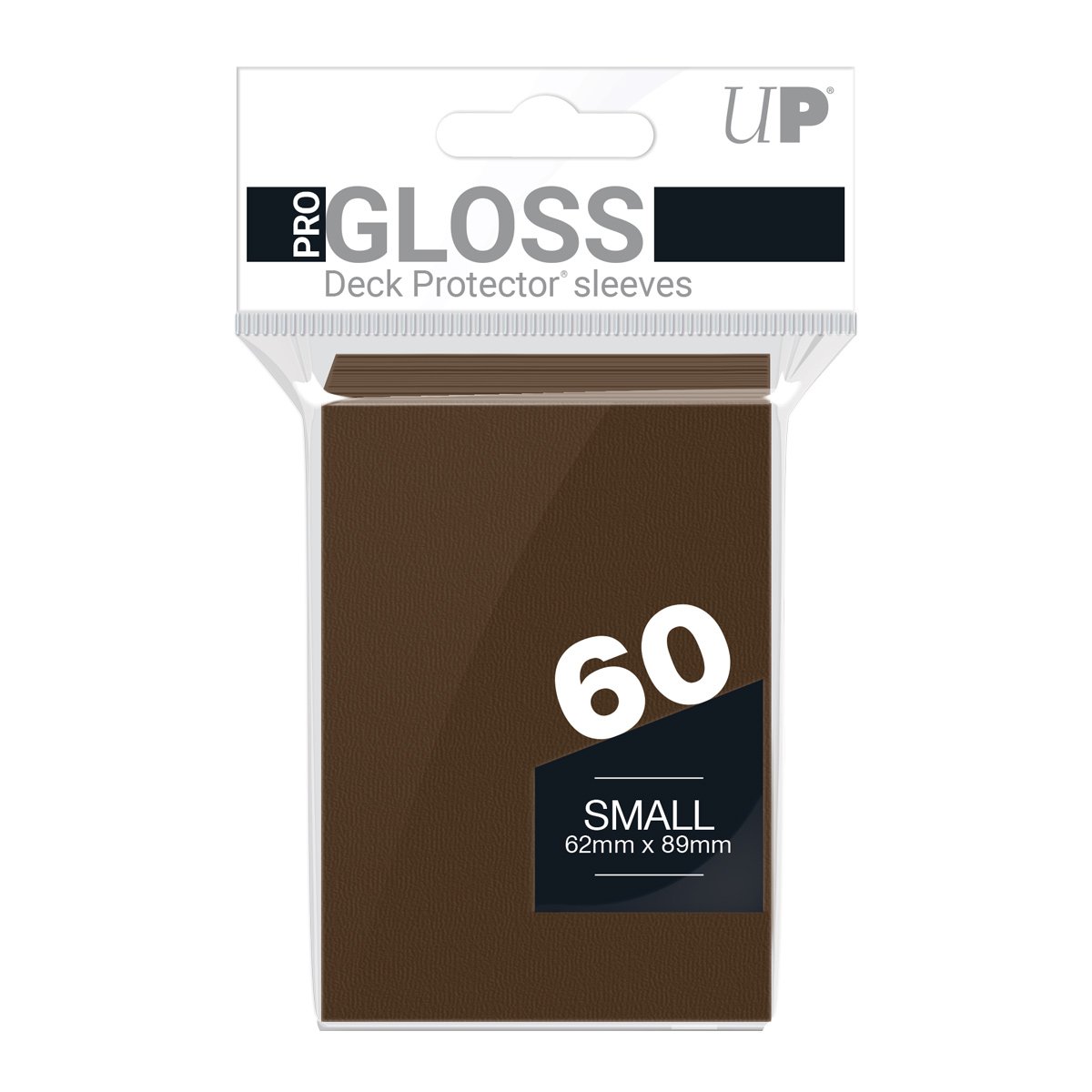 Ultra Pro - PRO-Gloss Sachet de 60 protèges cartes petit format Marron (62 x 89 mm) - flash vidéo