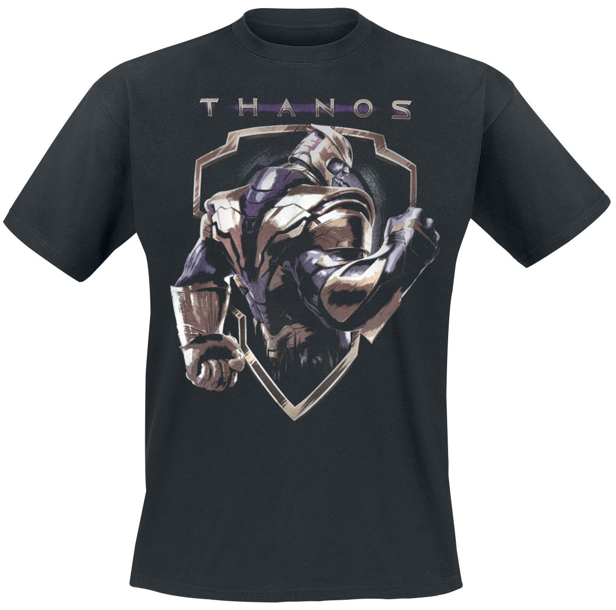 Marvel - Avengers Endgame Thanos Black T-Shirt S - flash vidéo
