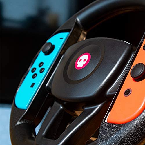 Numskull - Support de Joy-Con en forme de volant et fixation de table pour Nintendo Switch - flash vidéo