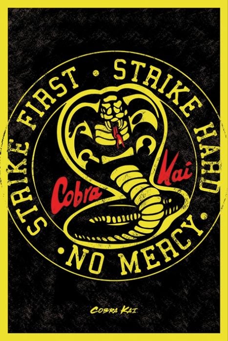 Cobra Kai Emblème Maxi Poster - flash vidéo