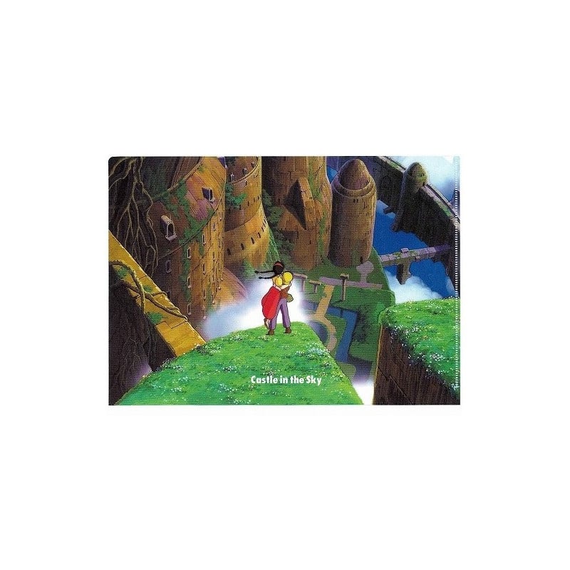 Ghibli - Le Château Dans Le Ciel - Chemise A4 Jardin aérien - flash vidéo
