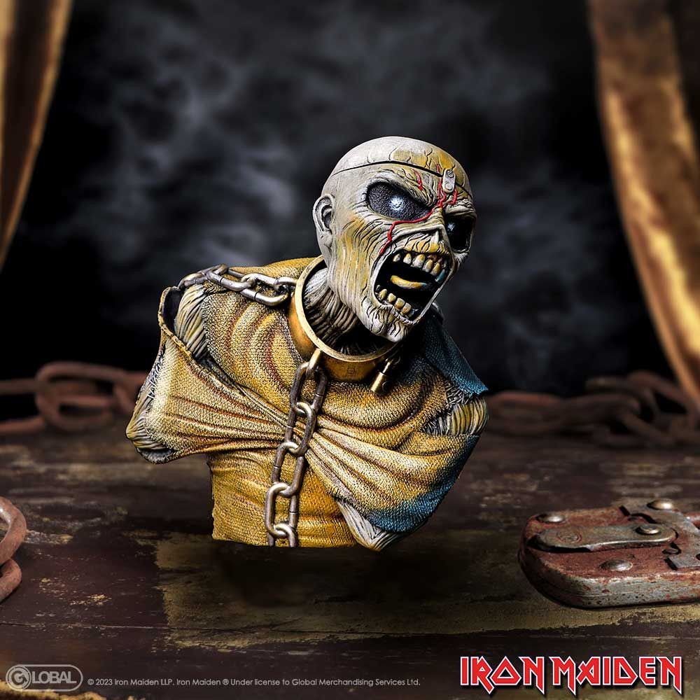 Iron Maiden - Petite boîte buste de Eddie "Piece of Mind" - flash vidéo