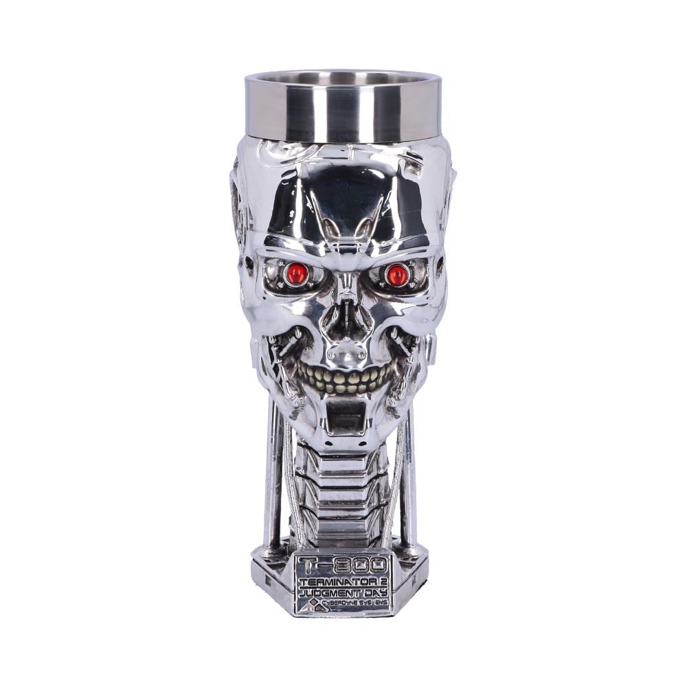 Terminator - T-800 Head Goblet 17cm - flash vidéo
