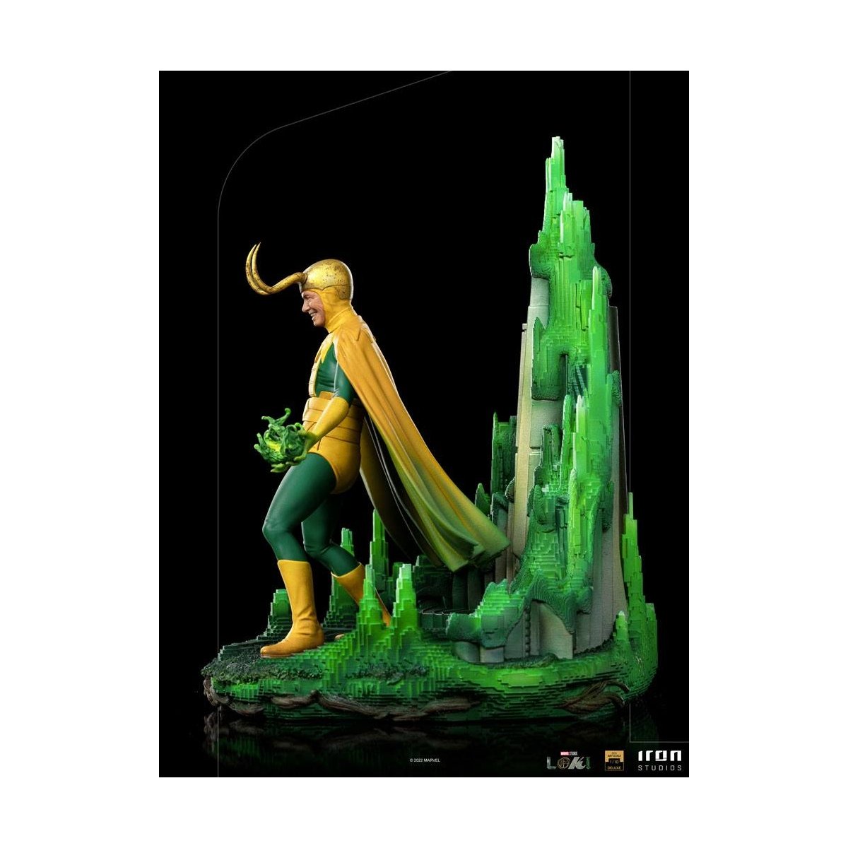 Iron Studios - Deluxe Arts Scale 1/10 - Marvel - Loki - Loki Classic Variant Statue 25cm - flash vidéo