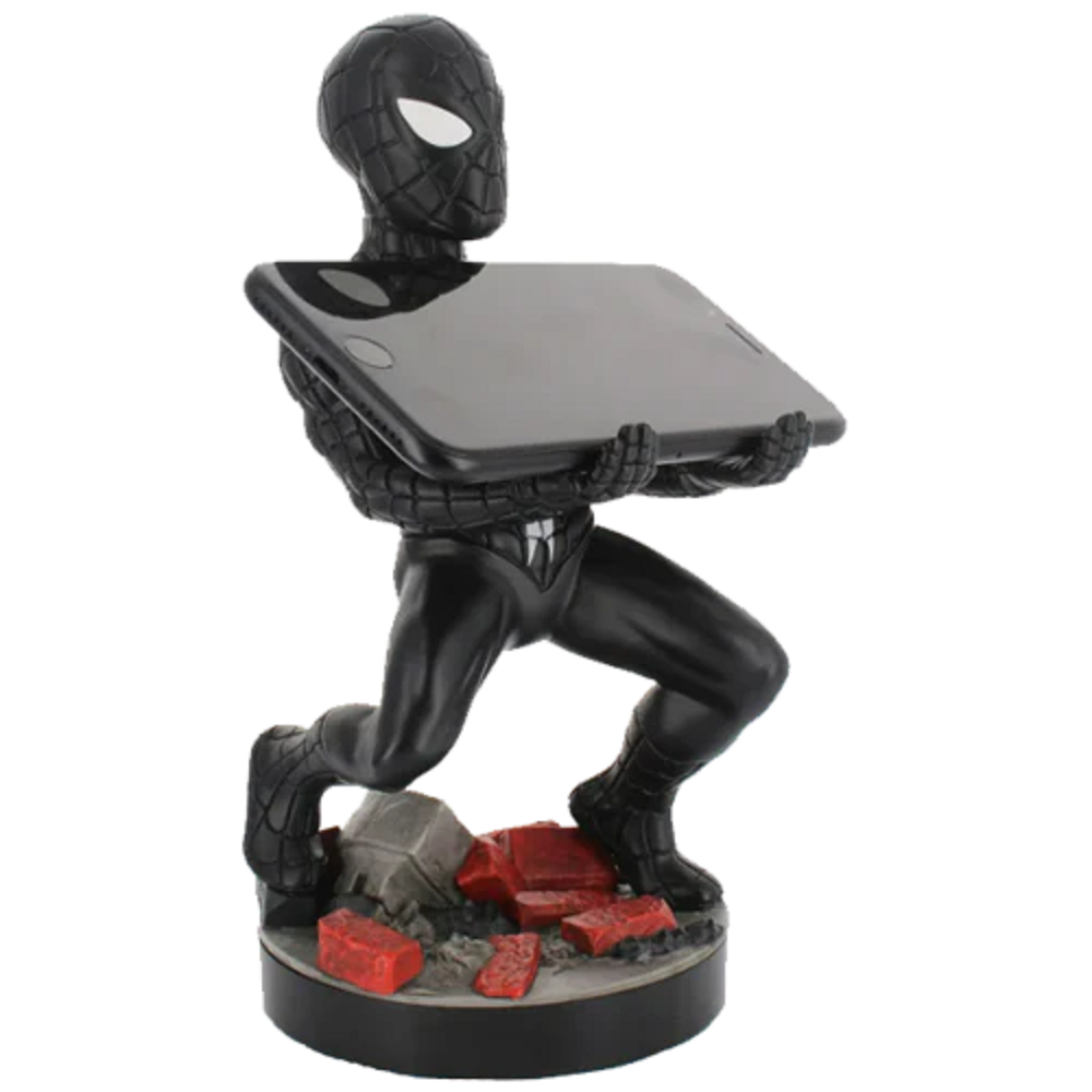 Cable Guys - Marvel - Symbiote Spider-Man Support Chargeur pour Téléphone et Manette - flash vidéo