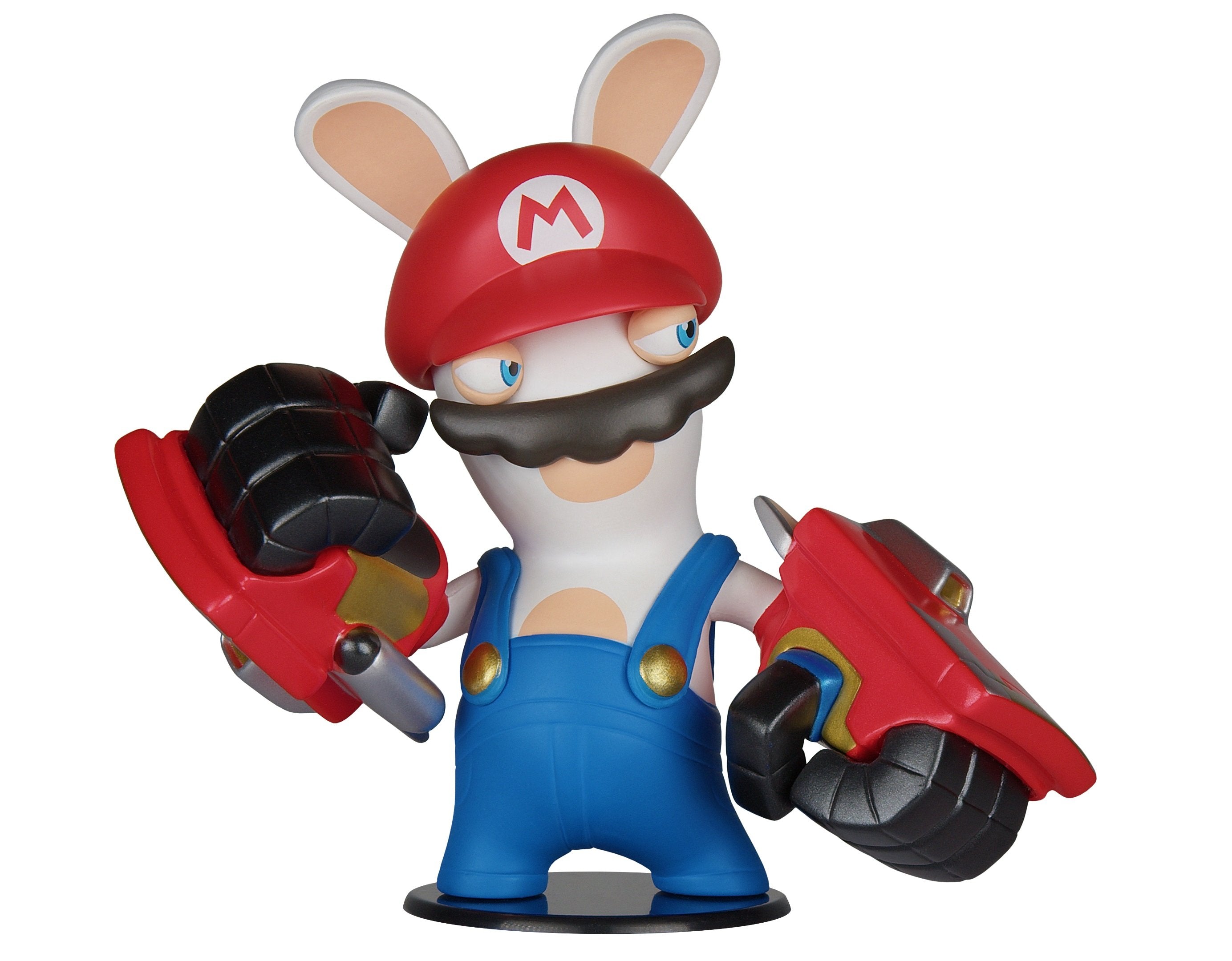 Mario + The Lapins Crétins Sparks of Hope - Figurine Lapin Mario 10cm - flash vidéo