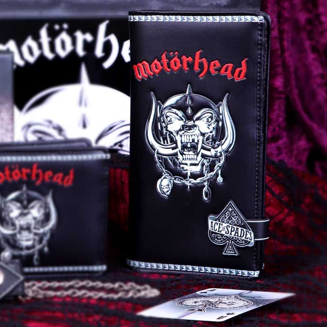 Motorhead - Porte-monnaie en relief Warpig Ace of Spades 18.5cm - flash vidéo