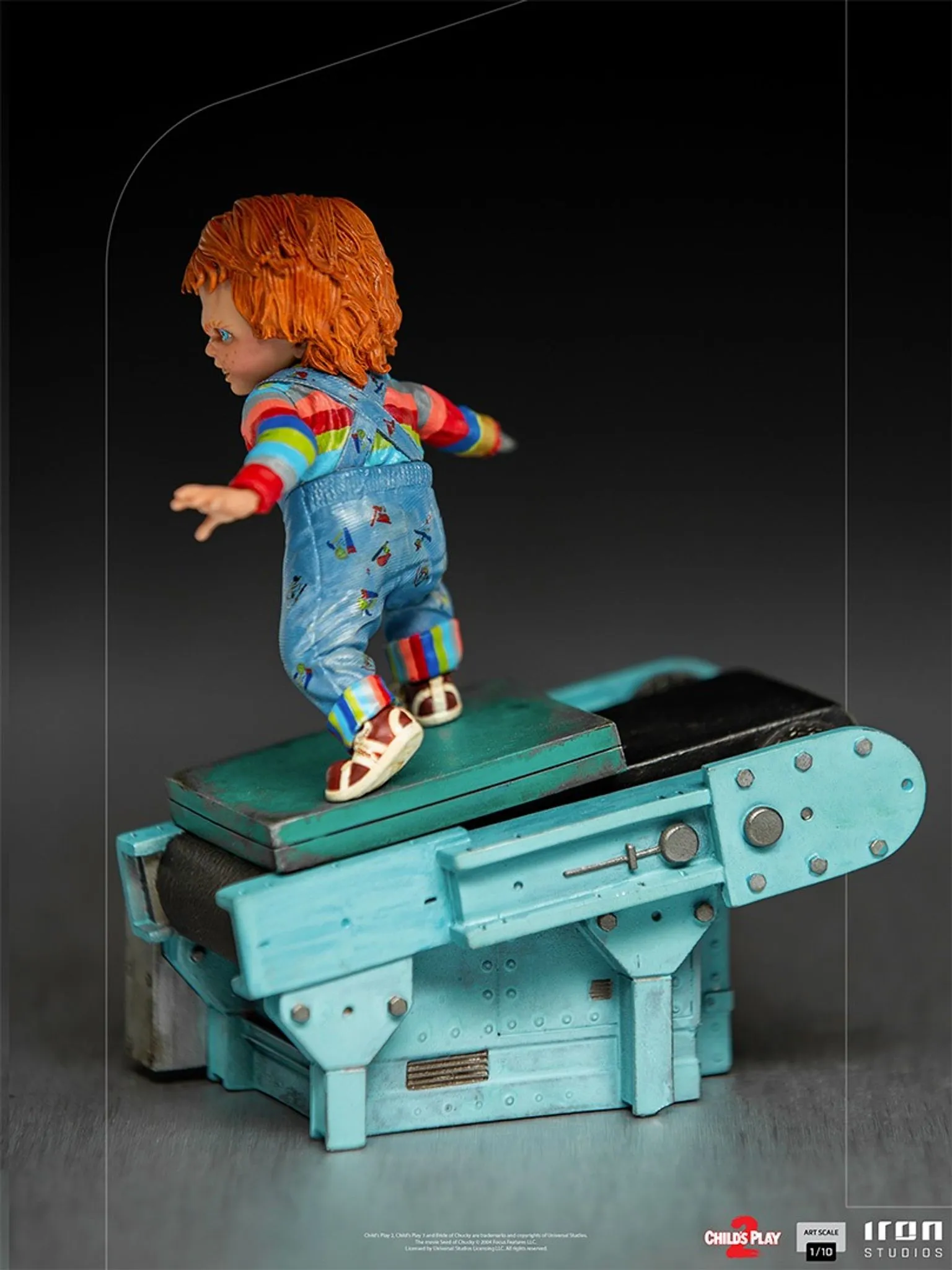 Iron Studios - Arts Scale 1/10 - Child's Play II - Chucky Statue 15cm - flash vidéo