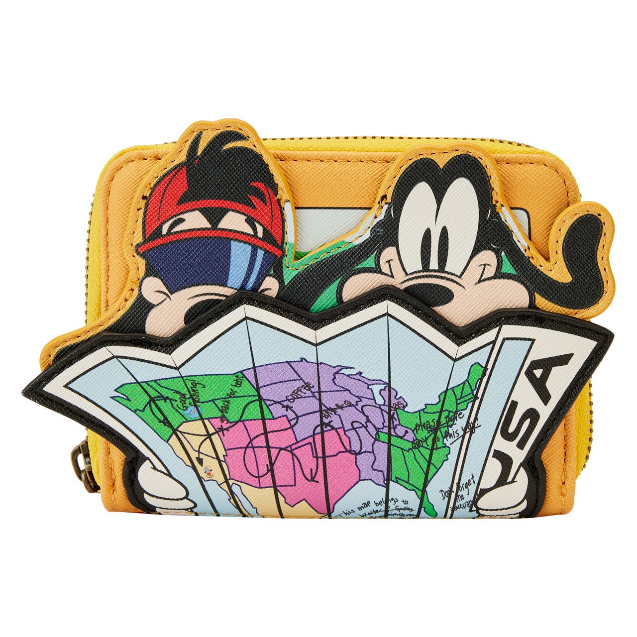 Loungefly: Disney - Goofy Movie Road Trip Zip Around Wallet - flash vidéo