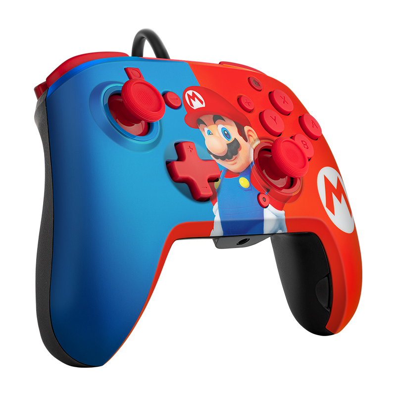 PDP - Manette de jeu filaire REMATCH Power Pose Mario pour Nintendo Switch et Switch OLED - flash vidéo