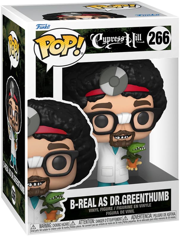 Funko Pop! Rocks: Cypress Hill - B Real (as Dr. Greenthumb) ENG Merchandising - flash vidéo