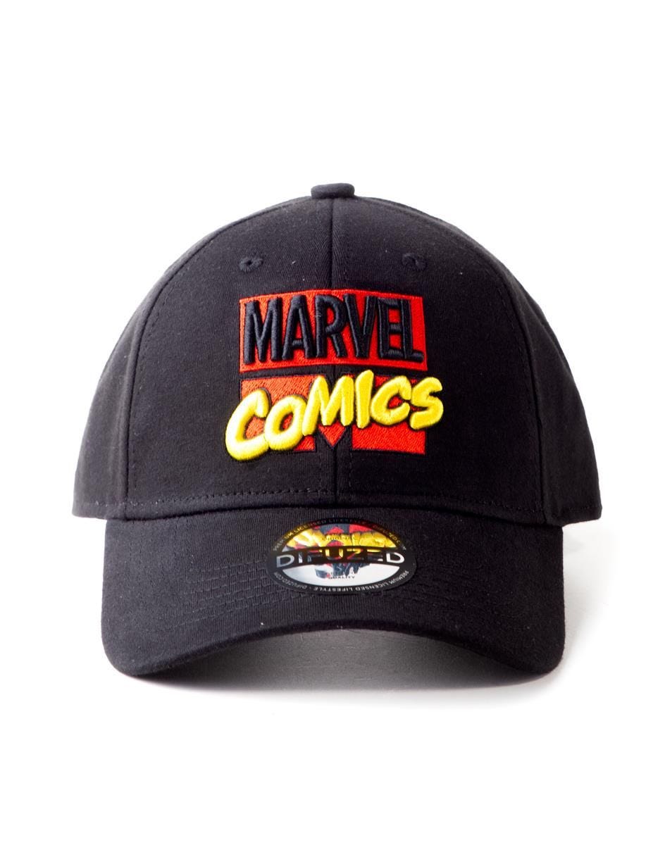 Marvel - Casquette ajustable avec logo brodé classique rétro de Marvel Comics - flash vidéo