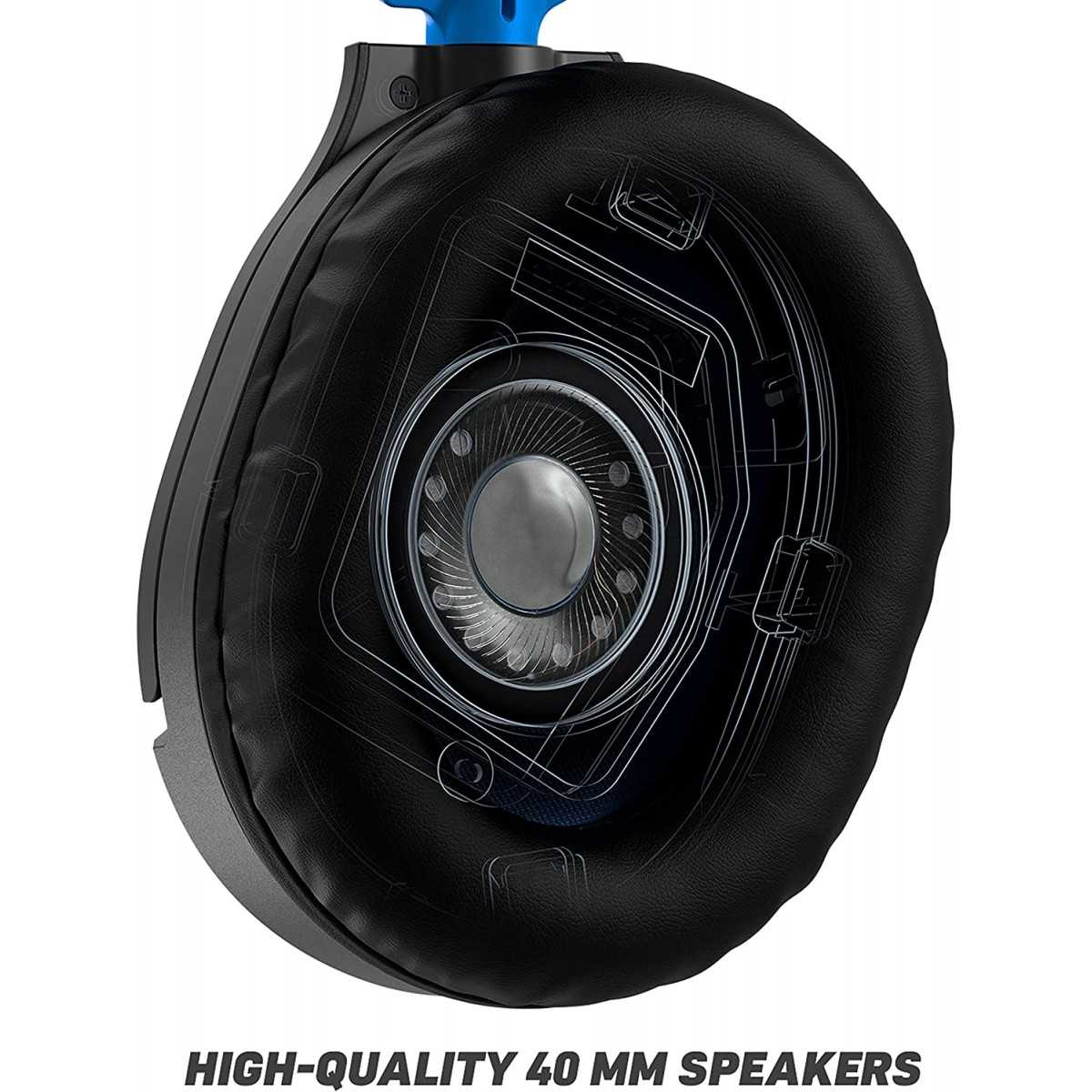 Turtle Beach - Casque de jeu filaire Recon 70P Noir pour PS5, PS4, Xbox Series X|S, Xbox One, Switch et Mobile - flash vidéo