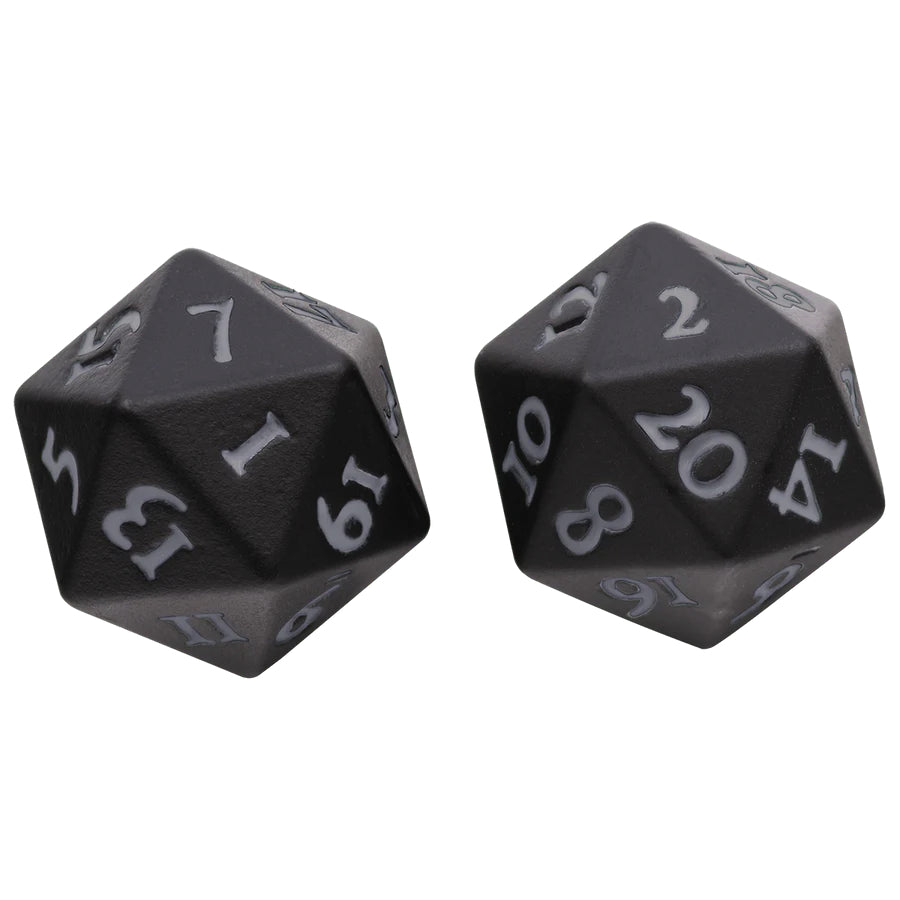 Ultra Pro - Vivid Heavy Metal D20 : Noir - flash vidéo