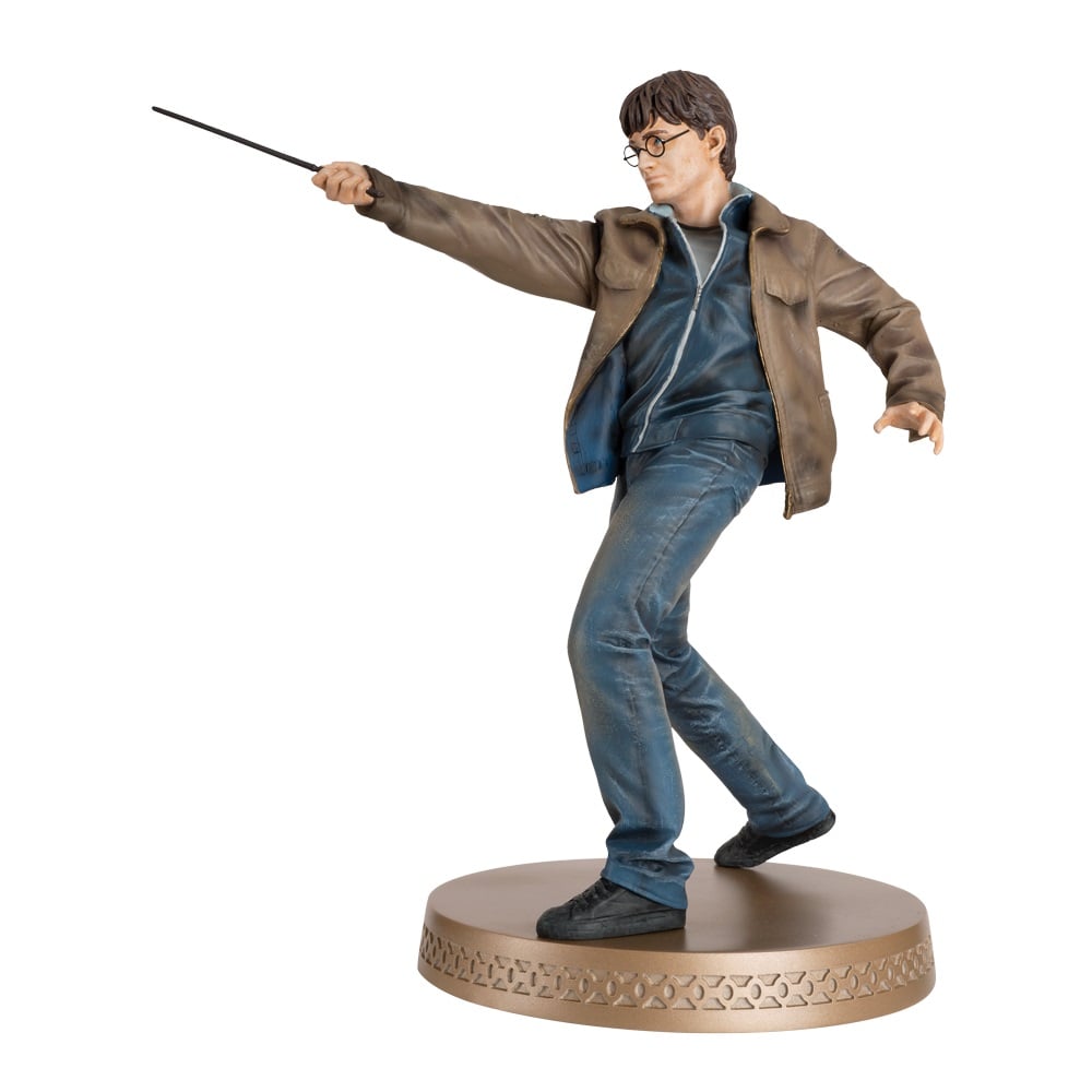 Harry Potter - Méga statue de Harry Potter en position de combat - flash vidéo