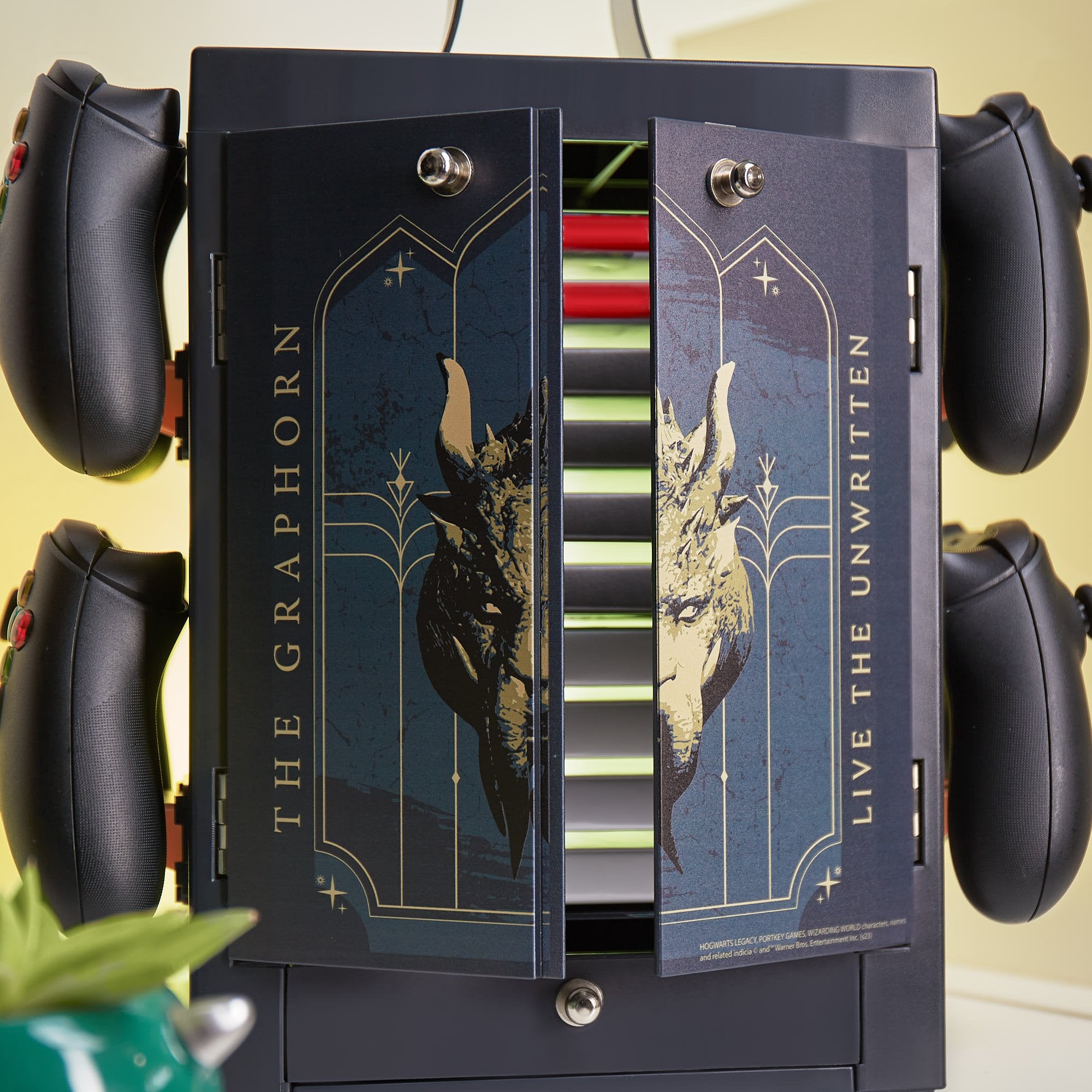 Numskull - Meuble de rangement inspiré de Hogwarts Legacy pour gamer - flash vidéo