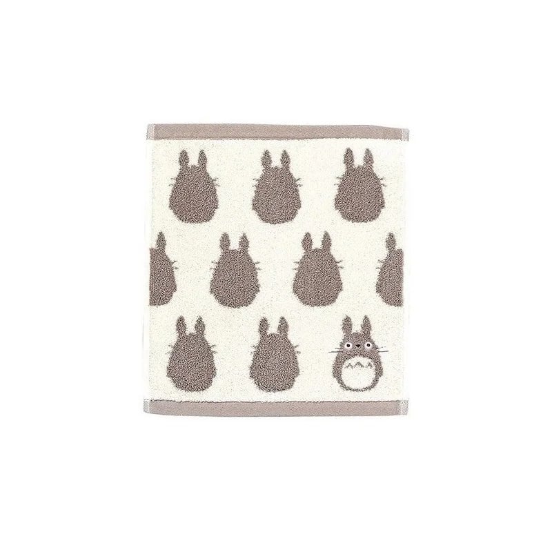 Mon Voisin Totoro - Mini serviette Silhouette de Totoro Gris 33x36 cm - flash vidéo
