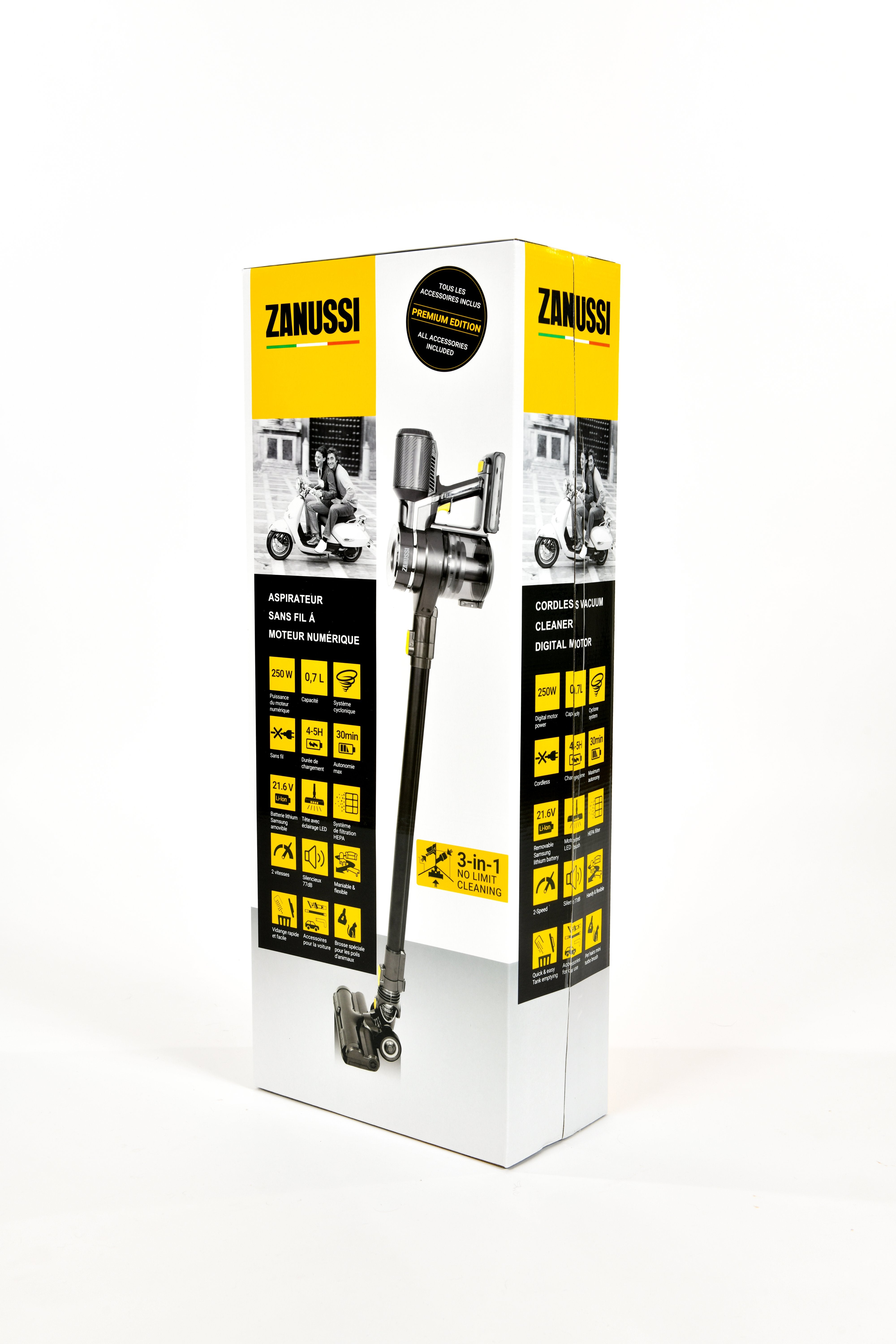 Zanussi - Aspirateur Balai sans fil RVCZ20 - flash vidéo