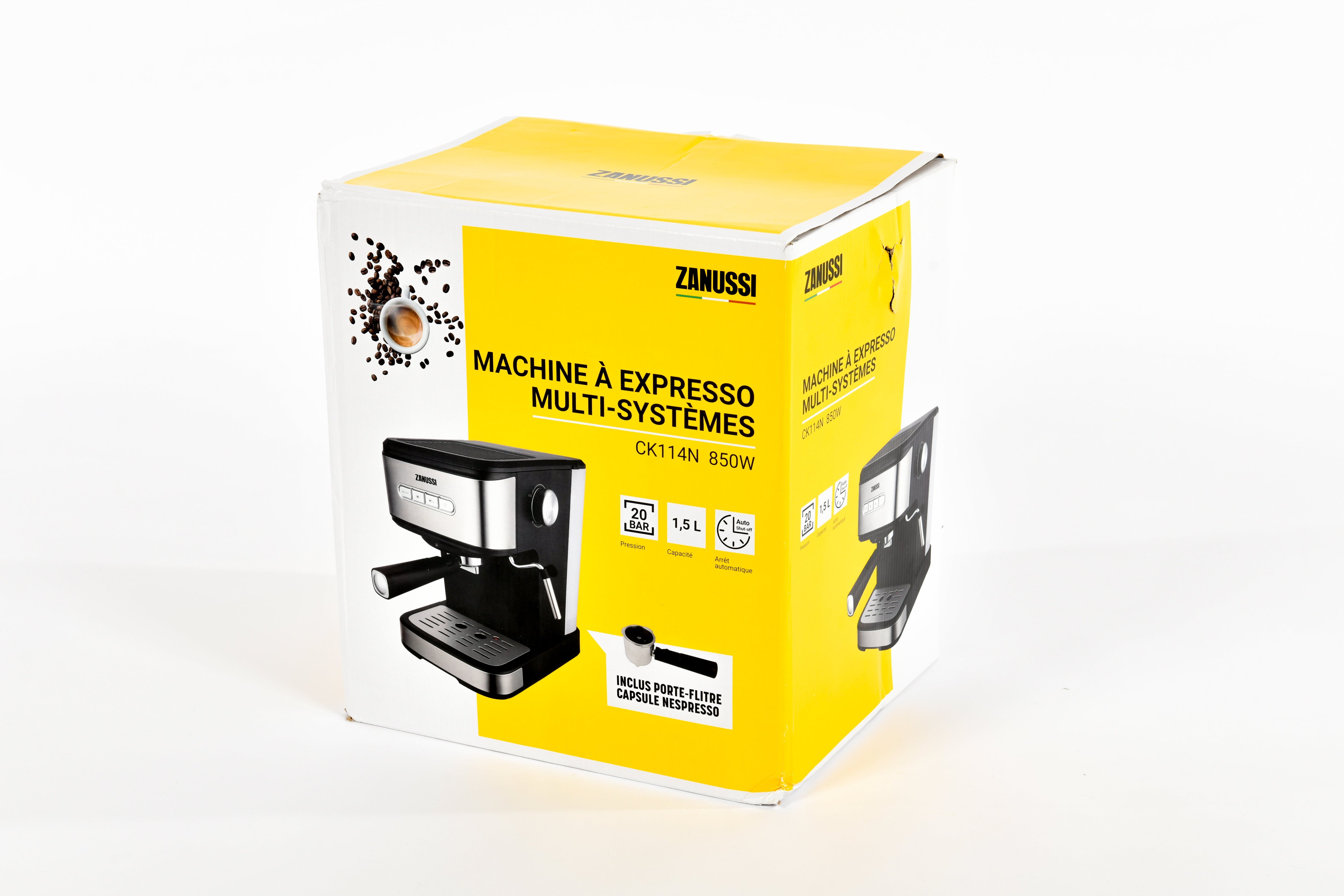 Zanussi - Machine à expresso Aroma Grande CK114N - flash vidéo