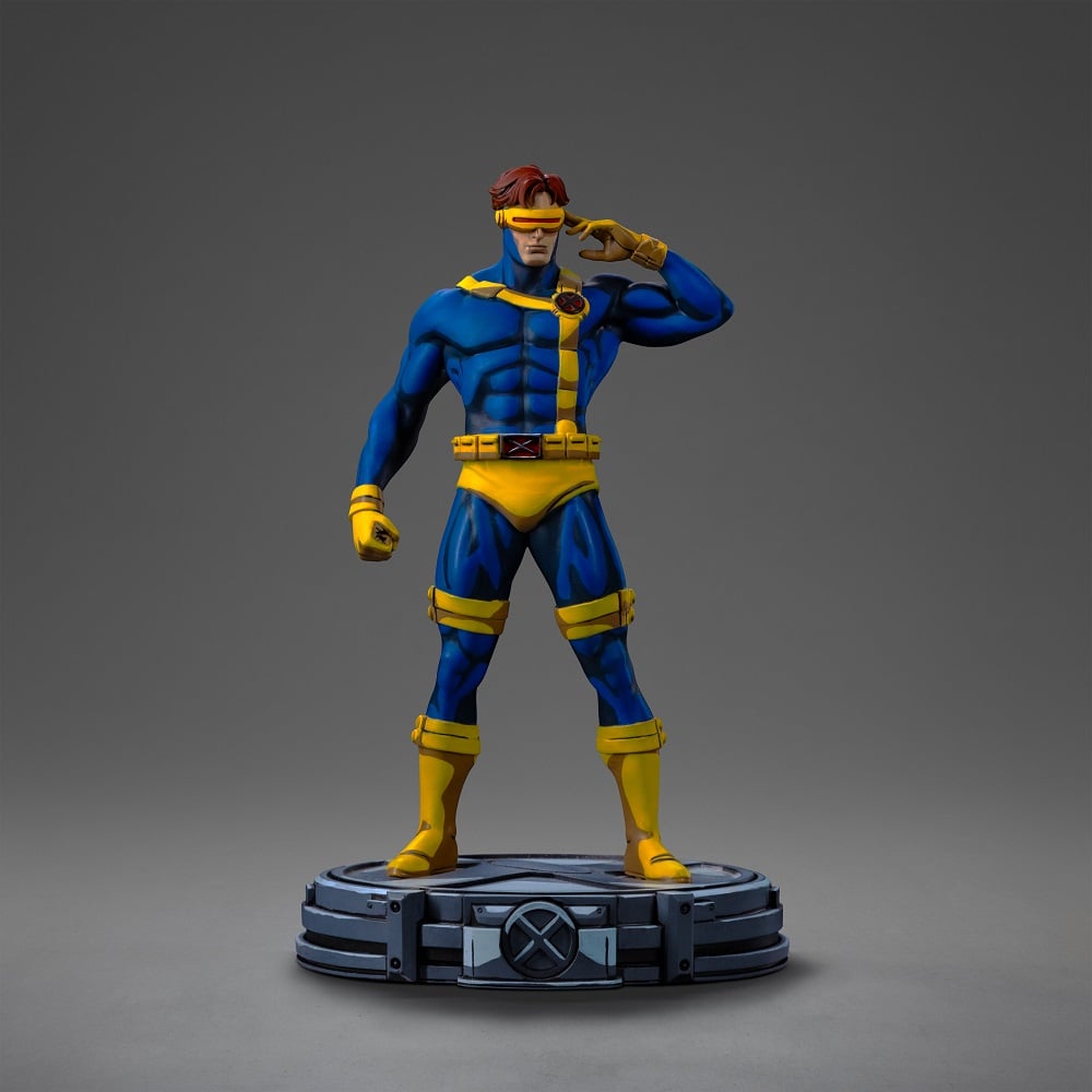 Iron Studios - Art Scale 1/10 - Marvel - X-Men ’97 - Cyclops Statue 21cm - flash vidéo