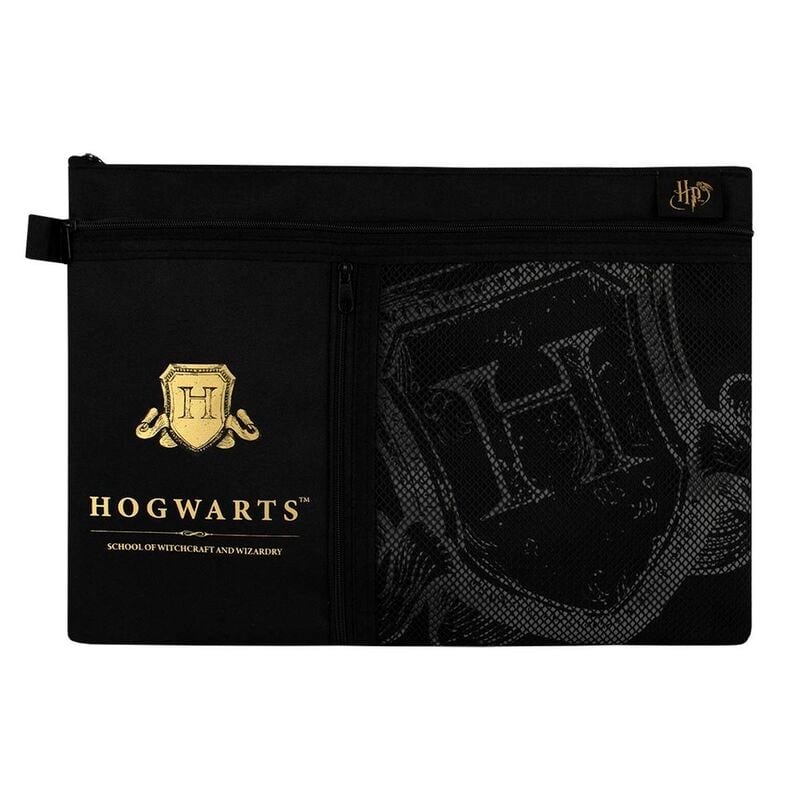 Harry Potter - Pochette d'étude multi-poches Blason de Poudlard - flash vidéo