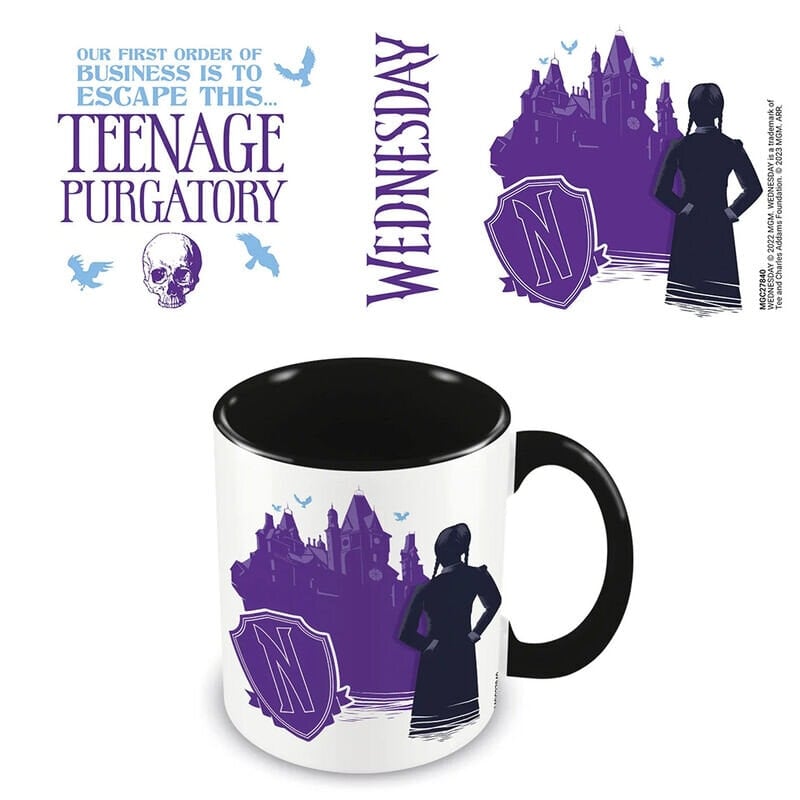 Netflix - Mercredi - Mug Teenage Purgatory 315ml - flash vidéo