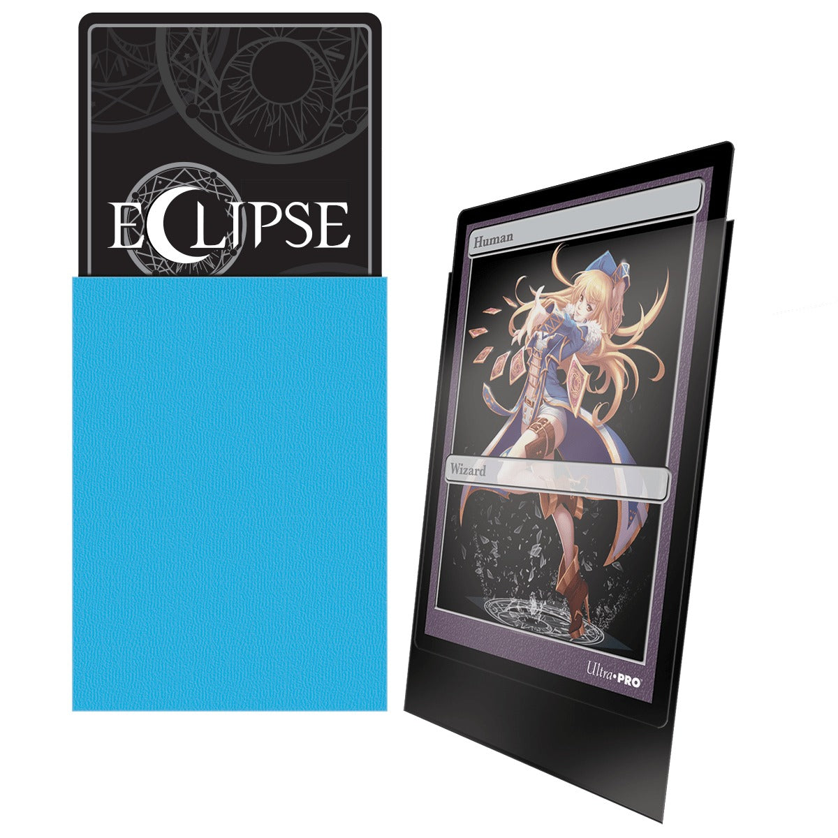 Ultra Pro - Eclipse Matte Sachet de 60 protèges cartes petit format Bleu Ciel (62 x 89 mm) - flash vidéo