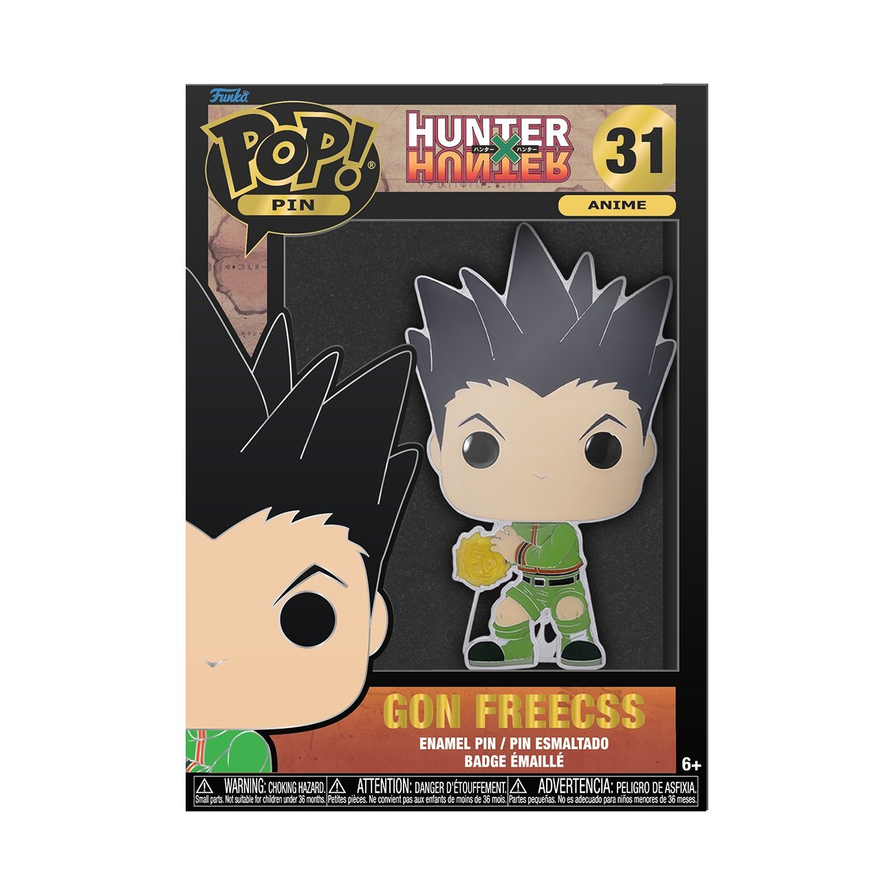 Funko Pop! Pin: Hunter x Hunter - Gon reecss - flash vidéo