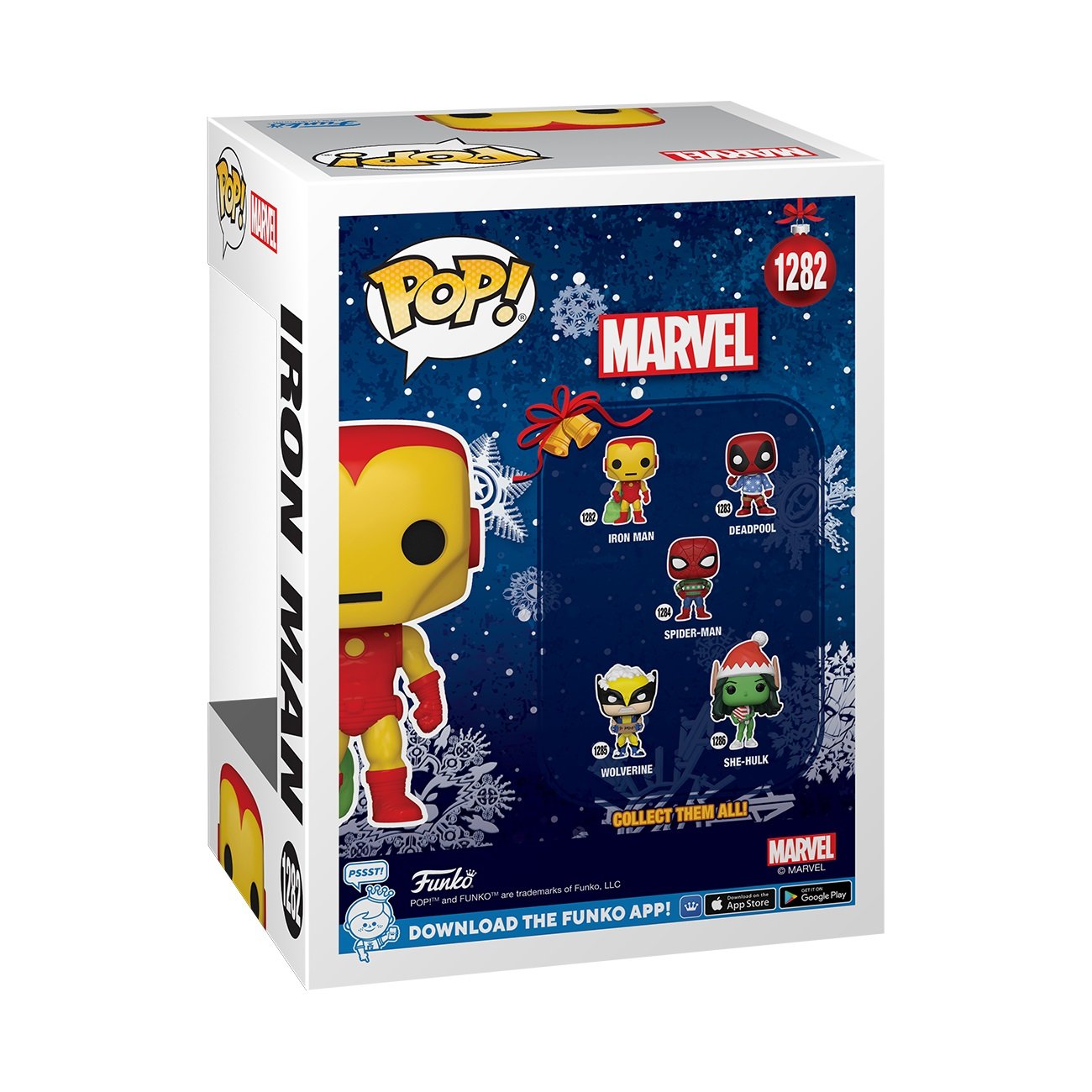 Funko Pop! Marvel: Holiday - Iron Man (with Bag) - flash vidéo